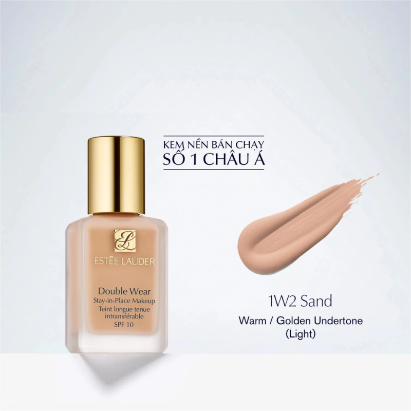 Kem nền Estee Lauder Double Wear khả năng kiểm soát bóng nhờn vượt trội, sản phẩm mang đến lớp nền trang điểm bền màu